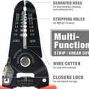 iCrimp Wire Crimping Tool Set with Wire Cable Stripper, Ratcheting Wire Crimper Tool with 5pcs Interchangeable Dies for Insulated and Non-insulated Connectors, Terminal and End-sleeves Ferrule