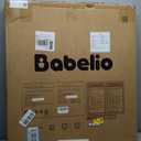 BABELIO Safety Gate Door Fits for Stairs, Narrow and Wide Doorways with Auto Close, Easy Install, No Drilling, Pressure Mounted for Baby, Child, Pets, Dog/Puppy, 26''-40'', White