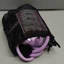 RENRANRING Figure 8 Fitness Resistance Bands with Handles - Exercise Tube Band Set of 3 for Arm and Shoulder Stretch, Rope 8 Word Elastic for Women and Men (Purple series)