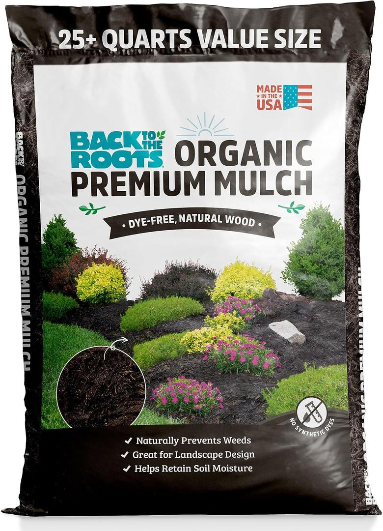 Back to the Roots 25.7qt (1 Cubic ft) Organic Premium Mulch (EXP 10/30/26)