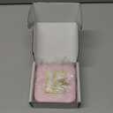 Teacher Appreciation Gift for Women 2024 Travel Jewelry Case Initial Jewelry Organizer Small Jewelry Box Personalized Back to School Gift Trendy Stuff Necklace Earrings Ring Box (Pink K)