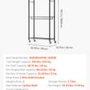 VEVOR Clothing Garment Rack, Heavy Duty Closet Wardrobe, Adjustable Tiers Clothes Racks with Steel Frame, for Bedroom, Clothing Store, Hallway