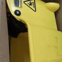 Rubbermaid Commercial Products 31 QT Tandem Mop Bucket and Wringer Combo on Wheels, Yellow, for Floor Cleaning/Wet Mopping