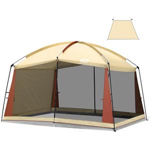 CAMPROS CP Screen House Tent 12 x 10 Ft Screened Mesh Net Wall Canopy
Shelter Gazebos for Patios Outdoor Camping Activities