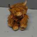 Heatable & Coolable Highland Cow Stuffed Animal, Microwavable Stuffed Animals Heating Pad for Period DIscomfort, Cuddly Cattle Stuffed Animal for Warmth & Comfort, Highland Cow Gifts for kid