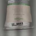 Stall White No Hook Waffle Weave Shower Curtain with snap-in Liner Replacement, 230GSM Waterproof Fabric Hotel Shower Curtain Set for Bathroom, Through Mesh Top Window,54Wx80H