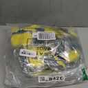 Tanlade 60 Pcs Individually Wrapped Sponges Kitchen Bulk Non Scratch Scouring Sponges for Dishes Household Cleaning Travel Apartments Hotel Car (Yellow Green)