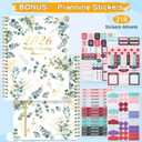 VINTS 2026 Planner,8.5x11 Large Weekly and Monthly Planner,Jan 2026-Dec2026 12 Months Weekly Planner with stickers,Hardcover Agenda Planner for Women,Girls,Home,Office