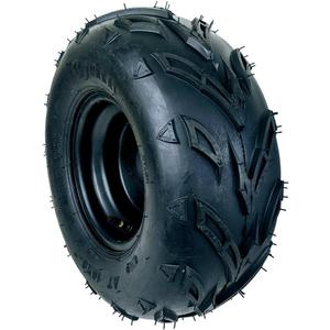 RedCap 16x8-7 Tubeless Tire with Wheel Rim Assembly Front Rear Wheel, 7 x 5" 3 Bolt Rim Spacing 79mm Compatible for Taotao Kandi Redcat Sunl Kazuma 70cc 110cc 125cc Off-Road UTV ATV Go-Karts - (Right)