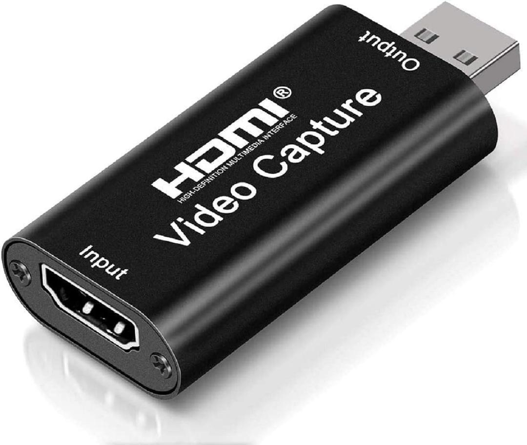 4K HDMI Video Capture Card, Cam Link Card Game Capture Card Audio Capture Adapter HDMI to USB 2.0 Record Capture Device for Streaming, Live Broadcasting, Video Conference, Teaching, Gaming(Black)