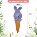 4 Pcs Plant Terracotta Self Watering Spikes, Vacation Plant Self Watering Devices, Clay Plant Watering Stakes Suitable for Indoor Plant Watering Globes Bunny Gifts Women Mom Grandma Wife Rabbit