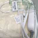 Heated Blanket Electric Throw, 50"X60" Waffle Heating Blanket with 12 Heat Levels, Fast Heating Blanket with 1-12 Timer Settings, Overheat Protection with ETL & FCC for Home Office Sofa (Milky White)