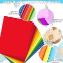 100 Pcs 50 Assorted Colors Poster Board 11.7 x16.5 In Colored Posterboard Paper Bulk 250 GSM Thickness Cardstock Blank Smart Vision Board for School Drawing Art Craft Projects Display DIY Scrapbooking