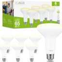 Sigalux Dimmable LED Flood Lights, BR30 Bulbs, 650LM 2700K Soft White, E26 Base, UL Listed, Pack of 6 (6 Count (Pack of 1), 65w-soft White)