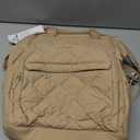 LOVEVOOK Small Diaper Bag Backpack, Mini Baby Bag for Girl Boy with Changing Pad, Diaper Backpack for Mom Dad with Stroller Buckles, Khaki (Medium)