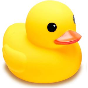 Yellow Rubber Ducks, Preschool Large Bath Toys Bathtub Floating Squeaky Duckies Gift for Baby Shower Infants Kids Toddler Party Decoration, 7.2 inches (Large)
