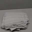 AveLom Seersucker Duvet Cover Set Queen Size (90 x 90 inches), 3 Pieces (1 Duvet Cover, 2 Pillow Cases), Light Gray Ultra Soft Washed Microfiber, Textured Duvet Cover with Zipper Closure, Corner Ties