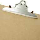 Officemate Recycled Wood Clipboards, Letter Size, 12-Pack with 6 Rust-Resistant Clips, Durable Hardboard Writing Surface, Made in USA, 9" x 12.5" (83712)