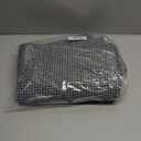 KOZYFLY Runners for Hallways 2x5 ft Washable Kitchen Runner Non Slip Rubber Backed Hall Runners Cotton Entryway Runner Rugs Floor Carpet for Indoor Backdoor Bedroom Kitchen, Grey/Dark Grey