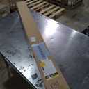 Blinds for Indoor Windows 1" Vinyl L-Shaped Slats Cordless Mini Blinds for Home, 55" W  64" H - White