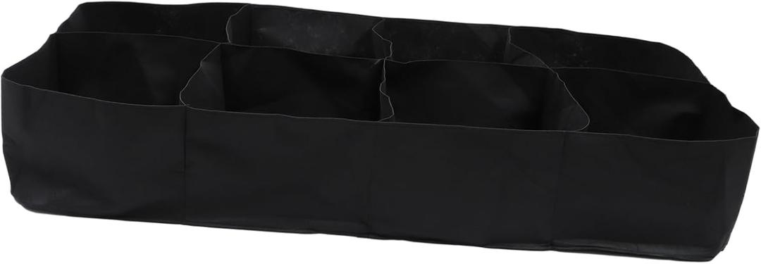 VOSAREA Multi Fabric Raised Garden Bed Durable Non Woven Planting Container for Vegetables for Potatoes Carrots Onions for Balconies and Patios