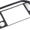 (NOT fit XL Style) Center Console Dash Navigation Panel Trim Auto Interior Accessories for Ford F150 F-150 2021 2022 Carbon Fiber