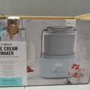 Martha Stewart Ice Cream Maker Machine, 2QT Double Insulated Freezer Bowl