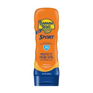 Banana Boat Sport Ultra SPF 30 Sunscreen Lotion, 8oz | Banana Boat Sunscreen SPF 30 Lotion, Oxybenzone Free, Sunblock, Water Resistant, 8oz  (Pack of 1)