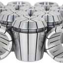 findmall 12Pcs ER40 Collets Common Size 1/8 3/16 1/4 5/16 3/8 1/2 5/8 3/4 1 1-1/16 1-1/8 Inch