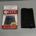 OTC Lumbosacral Support, 7-inch Lower Back, Lightweight Compression, Elastic, Black, Large