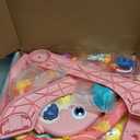 UMIKU Baby Play Mat Baby Tummy Time Mat Activity Center for Newborn Infant Piano Play Gym Mat Music & Light Babies Gifts Boy Girl for Babies 0-6 6-12 Months, Pink Dinosaur