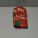 Merry Christmas Pillow Covers 18X18 Set of 2, Xmas Tree Snowflake Dark Red Winter Holiday Decorative Throw Pillowcases Outdoor Farmhouse Seasonal Cushion Cases Couch Sofa Bed Decor