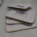 BALEINE 4 Pack Fabric Storage Bins for Shelves, Linen Storage Baskets for Organizing, Decorative Closet Bins for Clothes, Home (Grey, 15"x11"x9.5")