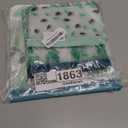 10 Pack Dishwasher Safe Reusable PEVA Food Storage Bags, Leak proof Reusable Freezer Bags for Food Storage Home Organization Traval & Make-up BPA FREE for Food Storage Home BPA FREE for Salad Fruit