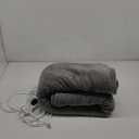 Bedsure Heated Blanket Throw Blanket - Fast Heating Electric Blanket, Soft Flannel Heated Throw with 4 Time Settings, 6 Heating Settings, Warm Gifts for Grandma & Grandpa & Seniors (50x60, Grey)