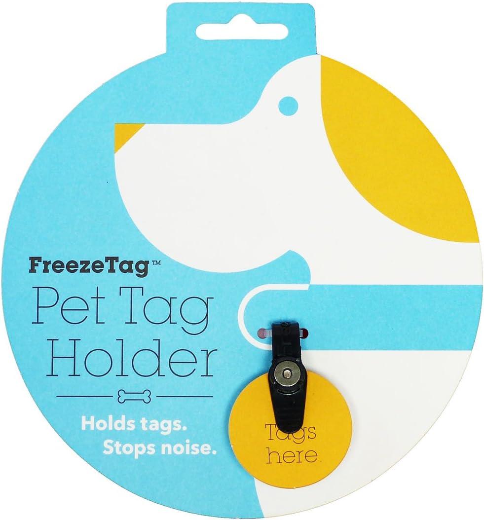 FreezeTag Dog Tag Silencer and Connector, One Size, Graphite