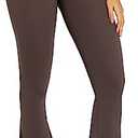 Sunzel Flare Leggings, Crossover Yoga Pants with Tummy Control, High-Waisted and Wide Leg L