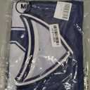 Men Jersey Shirts Y2k Graphic Number Oversized Tees V Neck Baggy Streetwear T Shirt Summer Tops Blue Size M