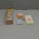 Nene Toys Wooden Block Stacking Game  4-in-1 Tumble Tower Family Board Game with Building Blocks, Cards and Dice  African Safari Educational Wooden Toy for Kids 3-9 Years Old About Animals