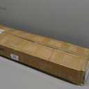 2 Pcs 3.5 x 48 inch Solid Red Oak Stair Newel Post with a Single Groove Notched Wood Balusters for Staircase Interior Railing Newels for Stair Handrails