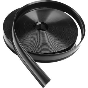 1" Black Vinyl Trim Molding Screw Cover RV Boat Camper Travel Trailer (25 ft)