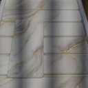 Small Stone Dish Drying Mat for Kitchen Counter, 15.7"12" & 8"x4" Quick Dry Stone Mats, Foldable Water Absorbing Diatomaceous Earth Drying Dish Pad for Countertop Bottles Utensils Cup(Gold White)