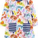 Bumeex Toddler Girl's Long Sleeve Dresses 2-7Y