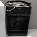 Portable Air Conditioners,4-in-1 Evaporative Air Cooler with 3 Speeds, 3 Modes & 7 LED Light Cooling Fan with Remote, 2-8H Timer, 1200ML Personal Mini Air Conditioner for Bedroom and Office