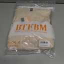 BTFBM Casual Fall Tops for Women 2025 Long Sleeves Solid Shirts Crew Neck Loose Fit Work T Shirt (Beige, XXL)