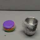 Qukaka 6x2.7 Oz Salad Dressing Container to Go,Handy Leakproof Stainless Steel Meal Prep Containers Reusable,Sauce Containers for Lunch Box, Picnics, Travel, Office and Kitchen Storage