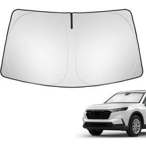 Upgraded Windshield Sunshade for Honda 2023-2026 CRV Foldable Accessories Folding Sun Shade Windshield Heat UV Rays Visor Protection