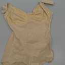 Nebility Shapewear Bodysuit for Women Tummy Control Waist Trainer Backless Body Shaper V-Neck with Built in Bra (Large, Beige)