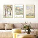 upsimples 16x24 Poster Frame, Easy Slide-In Assembly, Gold, 3 Pack
