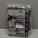 Layhit 4 Pcs Christmas Shower Curtain Set, Christmas Bathroom Set with Non Slip Rug, Toilet Lid Cover and Bath Mat, Xmas Tree Style Shower Curtain with 12 Hooks for Xmas Bathroom Decor Winter Holiday